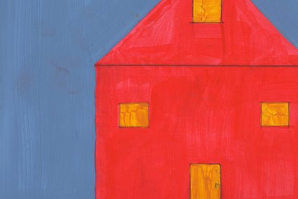 Hermann König, "ich malte ein Haus und einen Himmel"