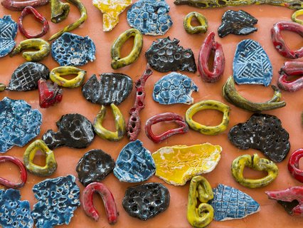 Katharina Bendel hat ihre Teile ausgewählt angeordnet