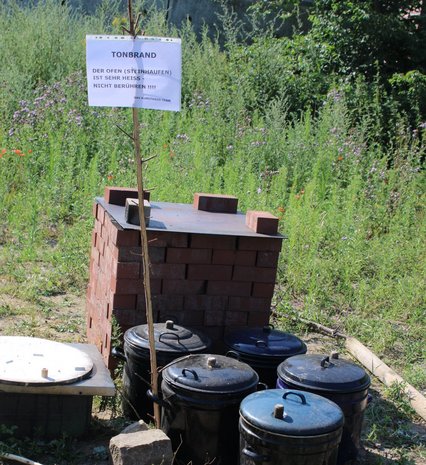 Über Nacht konnte alles abkühlen. Am nächsten Tag haben wir uns wieder getroffen.